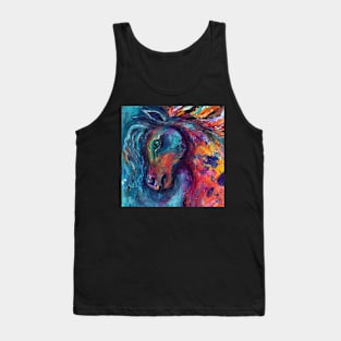 Horse ( head close -up ) Tank Top